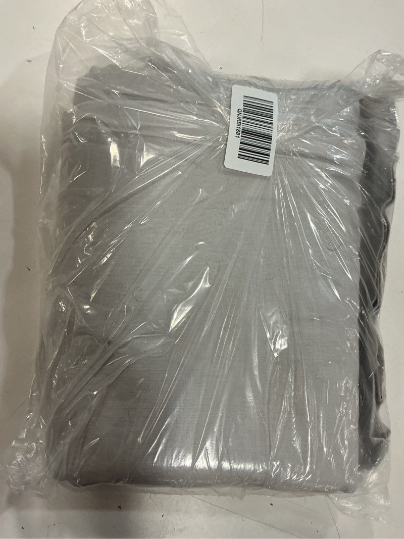 Condition photo showing Good Condition for european linen room darkening curtain - single panel, 48x84, cloud