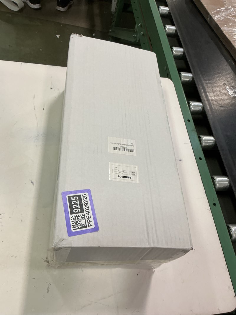 Condition photo showing Good Condition for Black Metal Mailbox, Galvanized Steel Outside Mailboxes, Standard Medium Capacity, 20 x 8.7 x 6.7 Inches