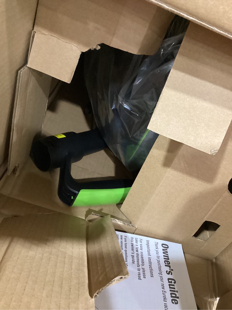 Condition photo showing As Is for Eureka Airspeed Ultra-Lightweight Compact Bagless Upright Vacuum Cleaner, NEU10AE4, Green Green Compact