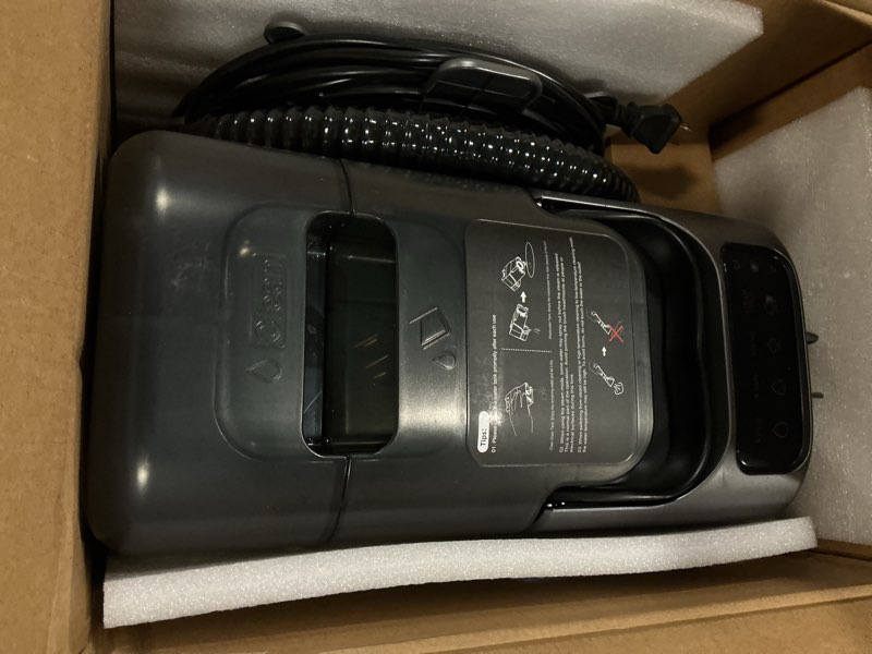 Condition photo showing Good Condition for Portable Carpet Cleaner Machine with Steam and Heating Techology,15Kpa Powerful Suction with Versatile Tools for Pets, Couch, Car,Self-Cleaning, Compact Spot Cleaner for Stairs/Furniture/Rug 3" Hand Tool,5"Hand Tool Gray