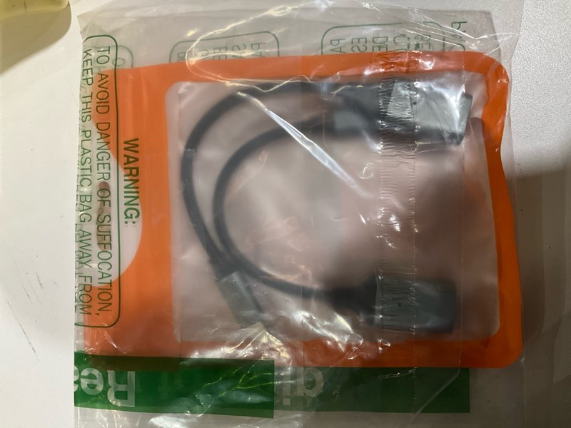 Condition photo showing As Is for USB C to USB 3.0 Adapter [2 Pack], Type C Male to USB Female OTG Cable Thunderbolt3 to USB Adapter Compatible for iPhone 16 Pro Max/16 Plus/16/15 iPad MacBook Pro/Air Samsung Galaxy S24/S23/S22/S21