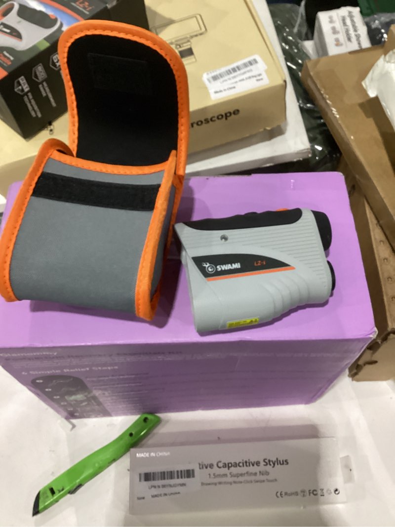 Condition photo showing New/Like New for PRODUCT NOT TESTED Izzo Swami LZ-i Golf Laser Rangefinders Gray/Yellow LZ-i