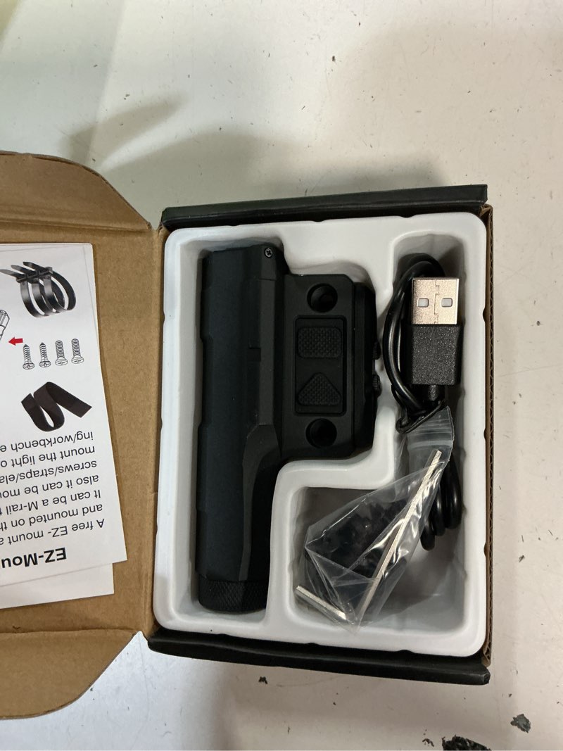 Condition photo showing Good Condition for defentac 2400lm aluminum flashlight is compatible with picatinny/mlok rail for rifle, rechargeable weapon light with strobe/momentary, with pressure pad switch