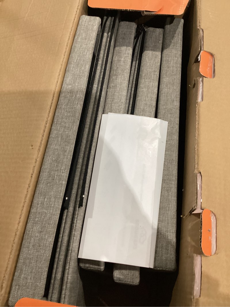 Condition photo showing Good Condition for Dog Stairs with Storage 23" H, 4-Step Wider Dog Steps for High Beds Window, Folding Sturdy Pet Stairs Gift for Injured Old Dogs Cats, Ramp for Climbing Car Up to 200 lbs,(Gray, No Condo) Gray 4 Steps no Condo(43"D x 17"W x 23"H)