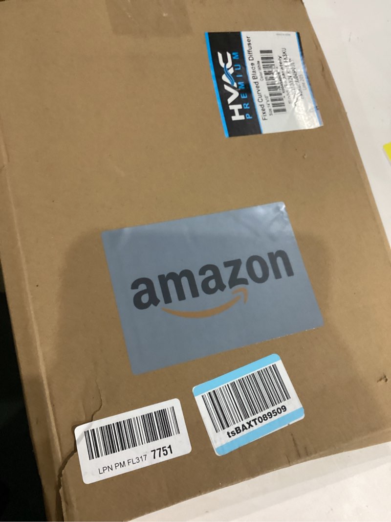 Condition photo showing Good Condition for HVAC Premium 14" X 10" 2-Way-Vertical AIR Supply Grille - Vent Cover & Diffuser - Flat Stamped Face - White [Outer Dimensions: 15.75" w X 11.75" h] 14 x 10 - 2 Way