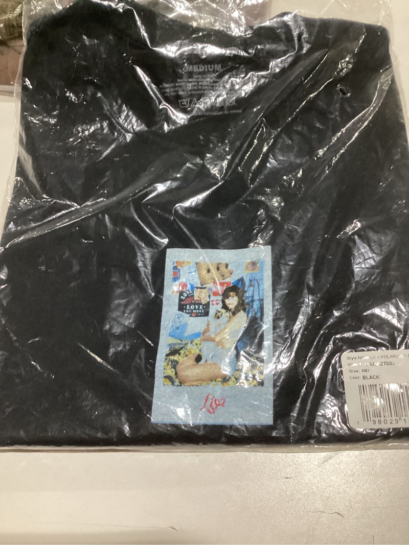 Lisa Polaroid T-Shirt, Black, Medium