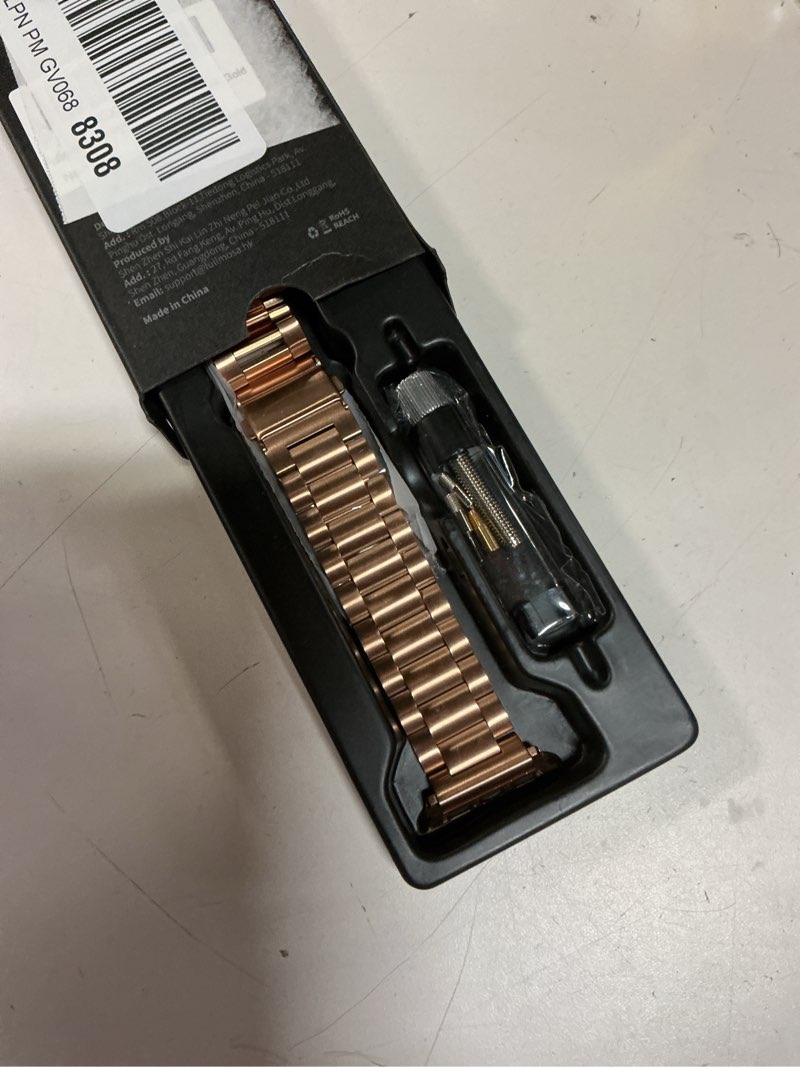 Condition photo showing Good Condition for fullmosa metal band compatible with apple watch bands 41mm 40mm 38mm, iwatch band with case for apple watch series 9 8 7 6 5 4 3 2 1 se3/2/1, rose gold 38mm 40mm 41mm(s9/8/7/6/5/4/3/2/1/se3/2/1) rose gold