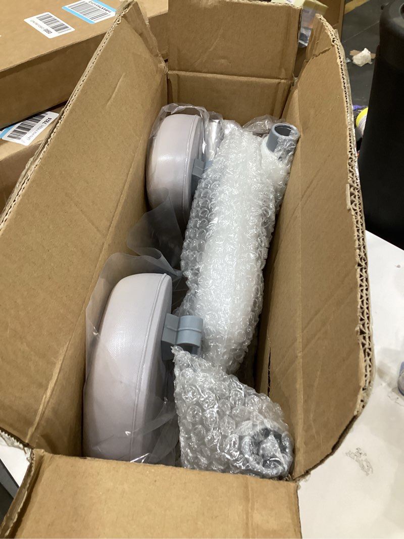 Condition photo showing As Is for Raised Toilet Seat with Handles, Toilet Seat Risers for Seniors Width and Height Adjustable Raised Toilet Seat with Handles for Elderly 350 Pound