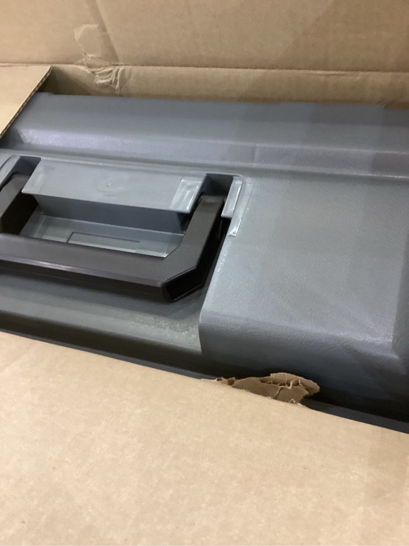 portable tool box, 20-1/4 in. w, gray