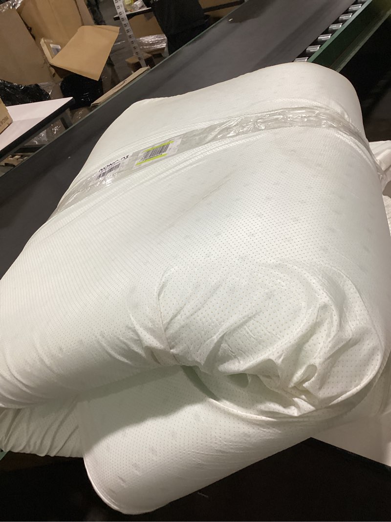 Condition photo showing Good Condition for SINWEEK 3 Inch Gel Memory Foam Mattress Topper Full Size, Ventilated High Density Pad for Back Pain, Bed Topper with Removable Soft Cover, CertiPUR-US Certified Full 3 Inch (White Cover)