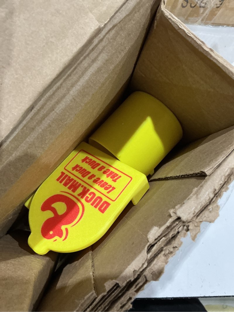 Condition photo showing Good Condition for 2pcs cruise duck mailbox, magnetic wall mount for cruise ship cabin door, cute decor & interactive toy for duck hunting game, gift for cruise lovers (yellow)