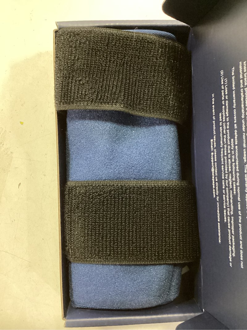 Condition photo showing Good Condition for Heated Knee Brace, Cordless Knee Heating Pad for Arthritis, 3 Temperature Modes Knee Warmer, 3000mAh Battery Operated Knee Wrap for Men Women Seniors, Blue(Single)