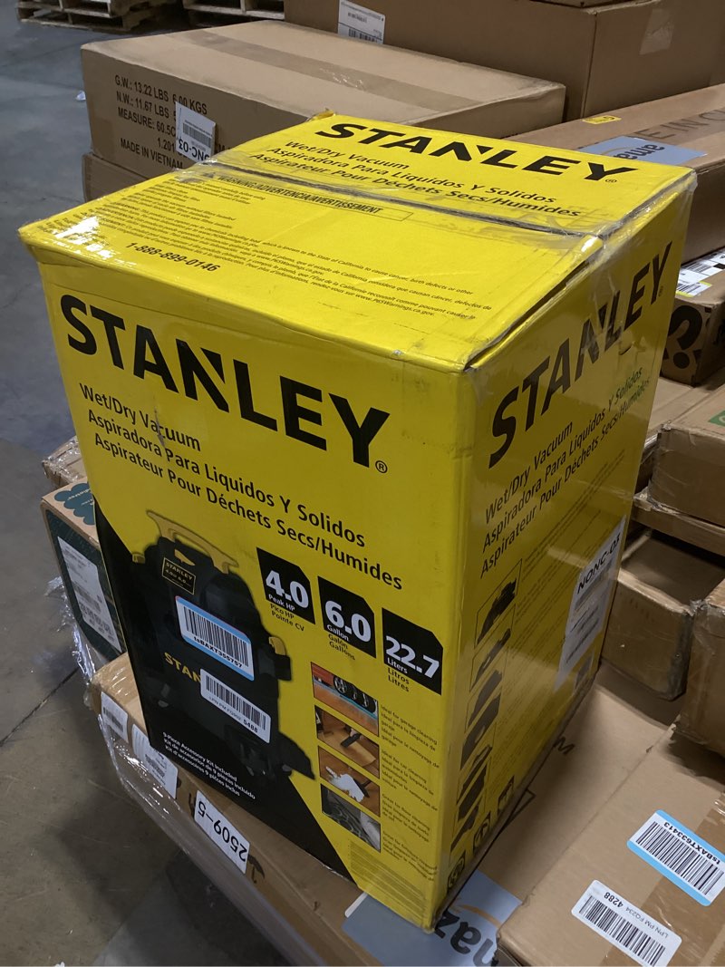 Condition photo showing Good Condition for stanley - sl18116p wet/dry vacuum, 6 gallon, 4 horsepower black black 6 gallon, 4.0 hp ac wet/dry vacuum