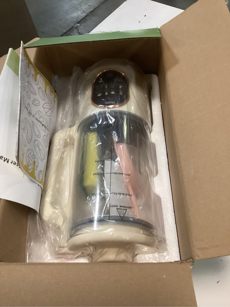 Condition photo showing Good Condition for Beyn 60oz Nut Milk Maker Machine with 48 Titanium Blades, 10-in-1 Automatic Nut Milk Maker, Soy Milk Maker with Delay Start&Keep Warm, Almond Milk Maker for Homemade Oat, Milk Shake White