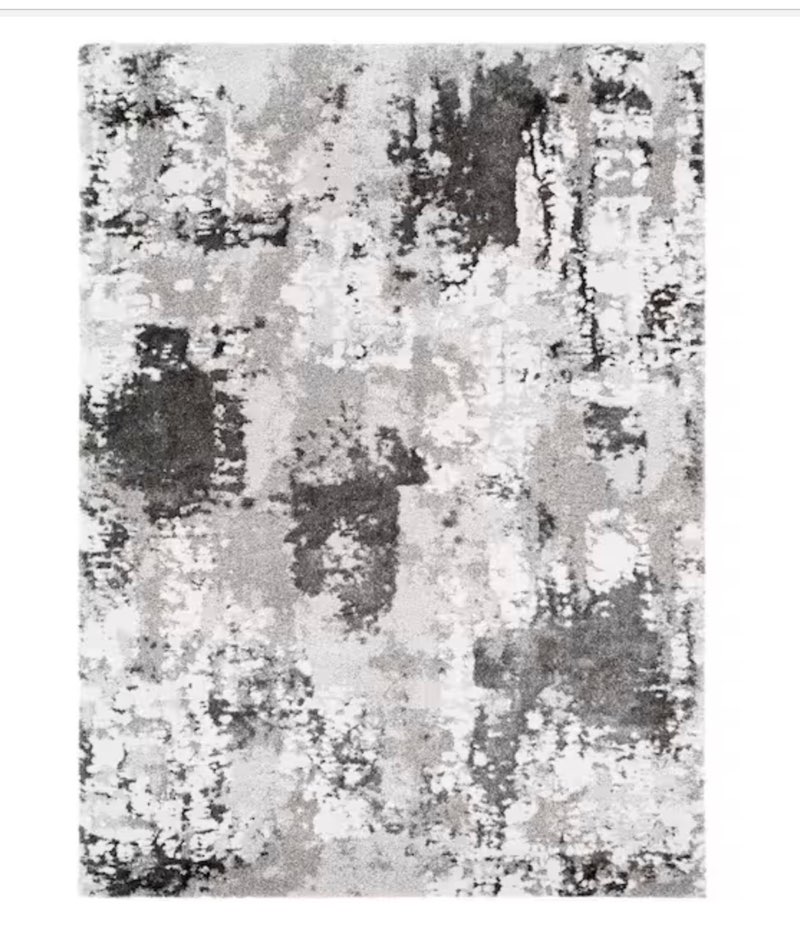 Alis 5' x 7' Gray Abstract Rug
