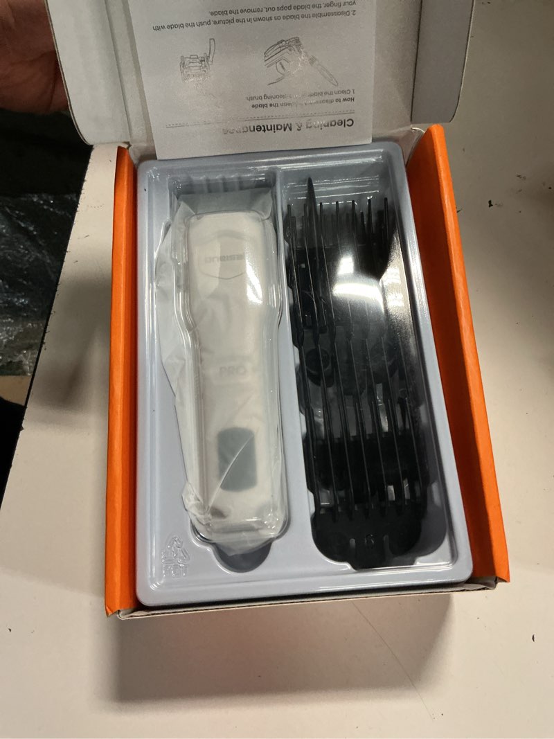 Condition photo showing New/Like New for oneisall dog clippers for grooming thick hair,low noise dogs grooming kit with detachable stainless steel blade,dog shaver for thick/matted/knotted/fine/wave/curly hair,pc18