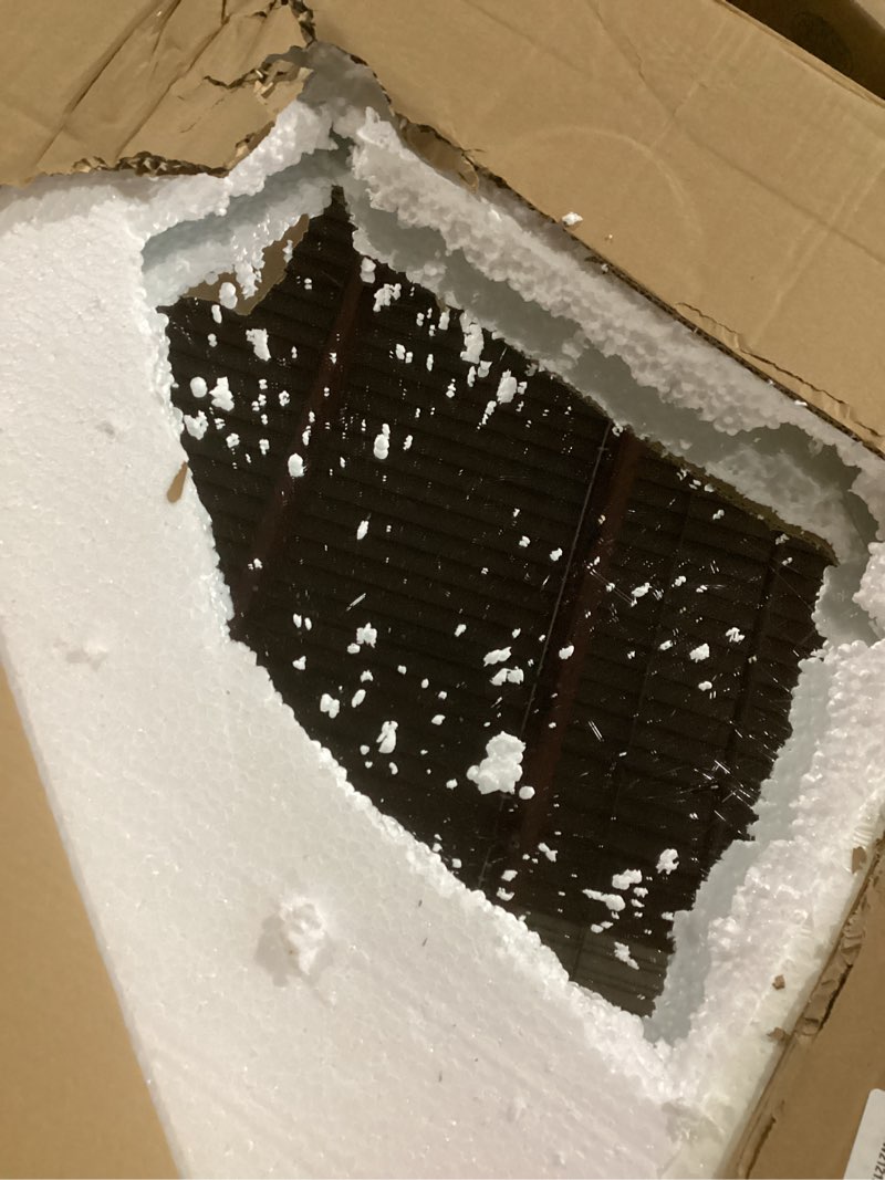 Condition photo showing Good Condition for PERFNIQUE Rattan Mirror, 36'' x 24" Rectangle Boho Bathroom Mirror, Decorative Wall Nursery Decor, Rustic Farmhouse Handmade Wicker Mirror for Bathroom Bedroom Entryway Living Room Decor 36"L x 24"W