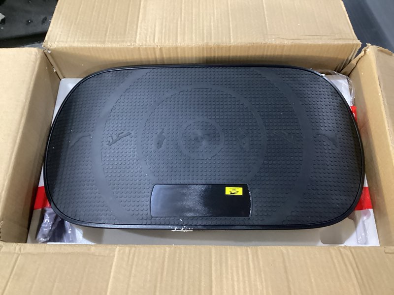Condition photo showing New/Like New for MERACH Vibration Plate Exercise Machine, Whole Body Workout Equipment for Women, Bluetooth and Silicone Pedal, Vibration Plate with Auto Mode, Vibrate Fitness Platform for Home Black