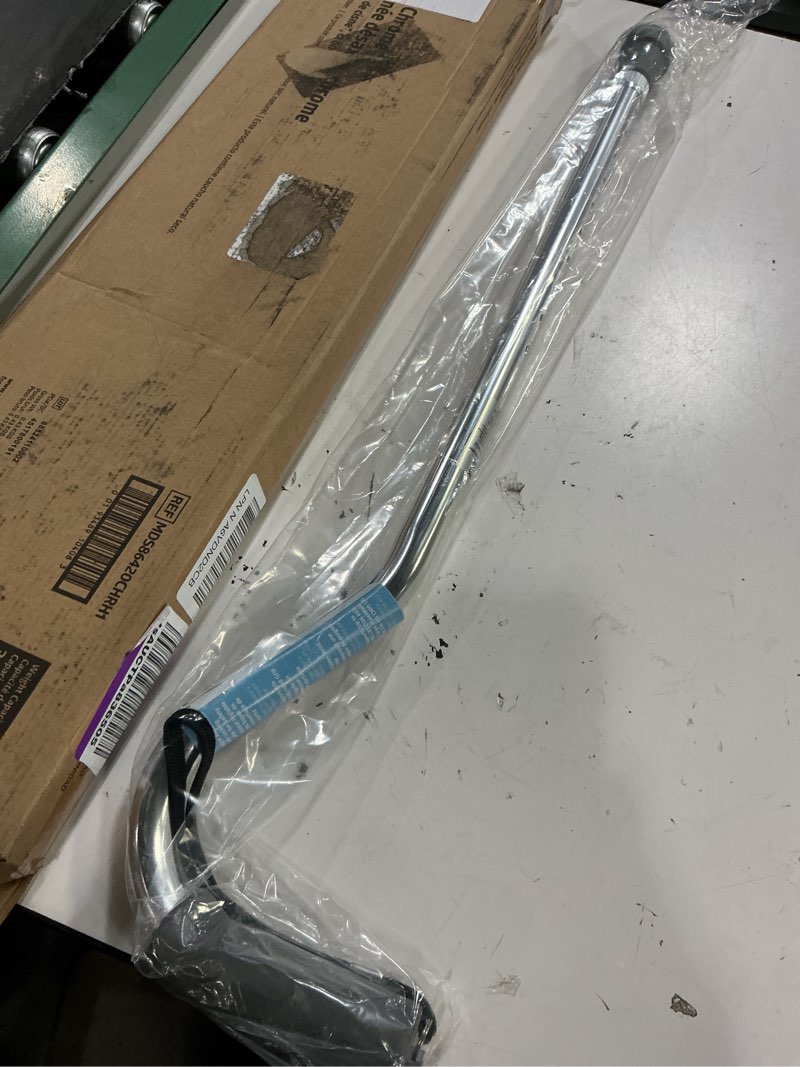 Condition photo showing Good Condition for medline aluminum-chrome offset walking cane, adjusts 29–38” & supports up to 300 lbs. — mobility aid provides balance for seniors & adults