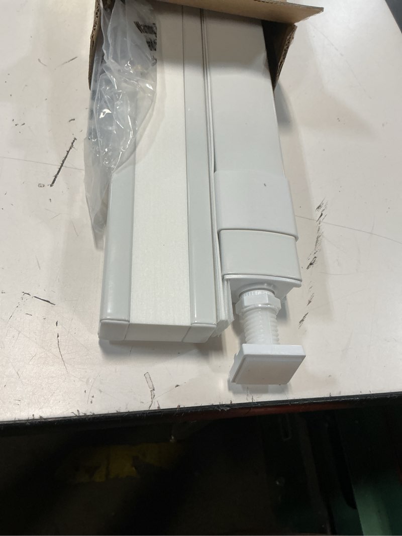 Condition photo showing As Is for lazblinds no tools no drill cordless cellular shades, top down bottom up (tdbu) honeycomb shades for home, light filtering thermal insulation blinds for windows, 29" w x 48" h, white light filtering - white 29" w x 48" h