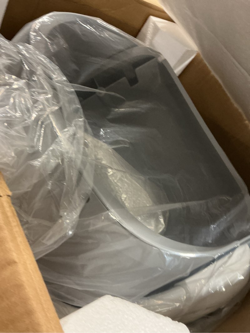 Condition photo showing Good Condition for open-top self cleaning cat litter box, automatic cat litter box, app control,upgraded safety protection, includes 1 roll waste bag, grey grey1