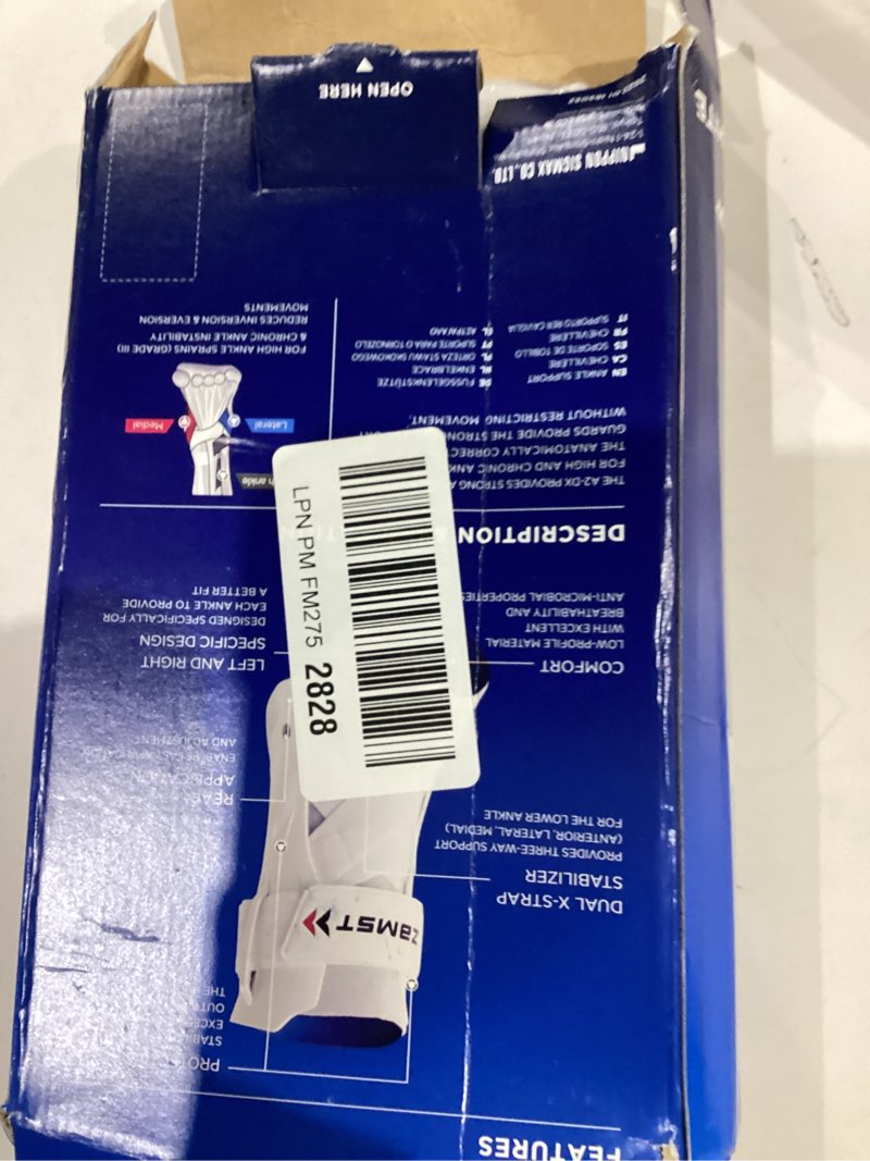 zamst a2-dx sports ankle brace with protective guards for high ankle sprains and chronic ankle insta