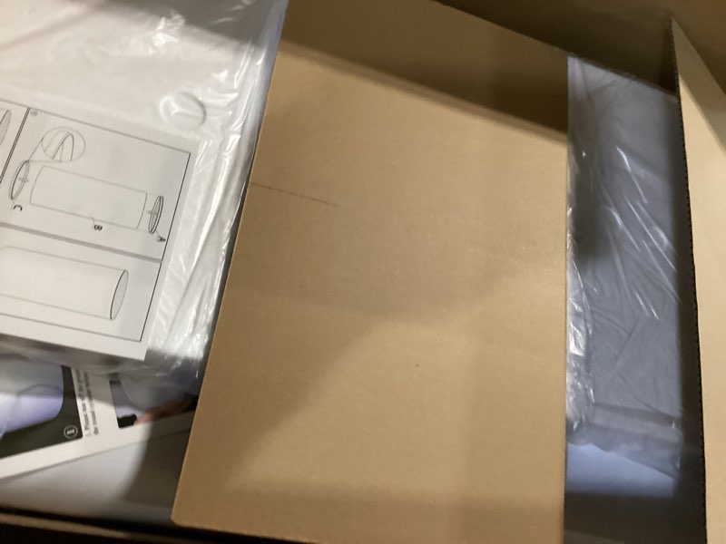 Condition photo showing New/Like New for Putros Cylinder Pedestal Stands 3Pcs White Round Cylinder Pedestal Display Plinth Pillars for Wedding Party Decor 35.4''(L),29.5''(M),23.6''(S)