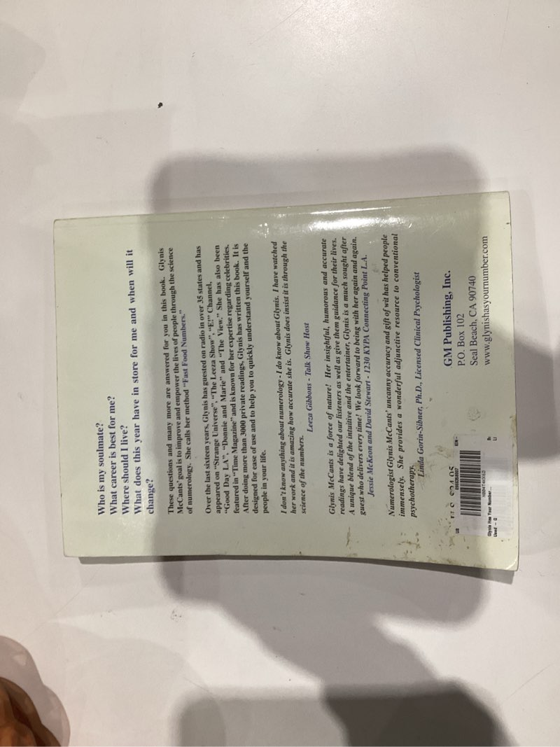 Condition photo showing Good Condition for Glynis Has Your Number