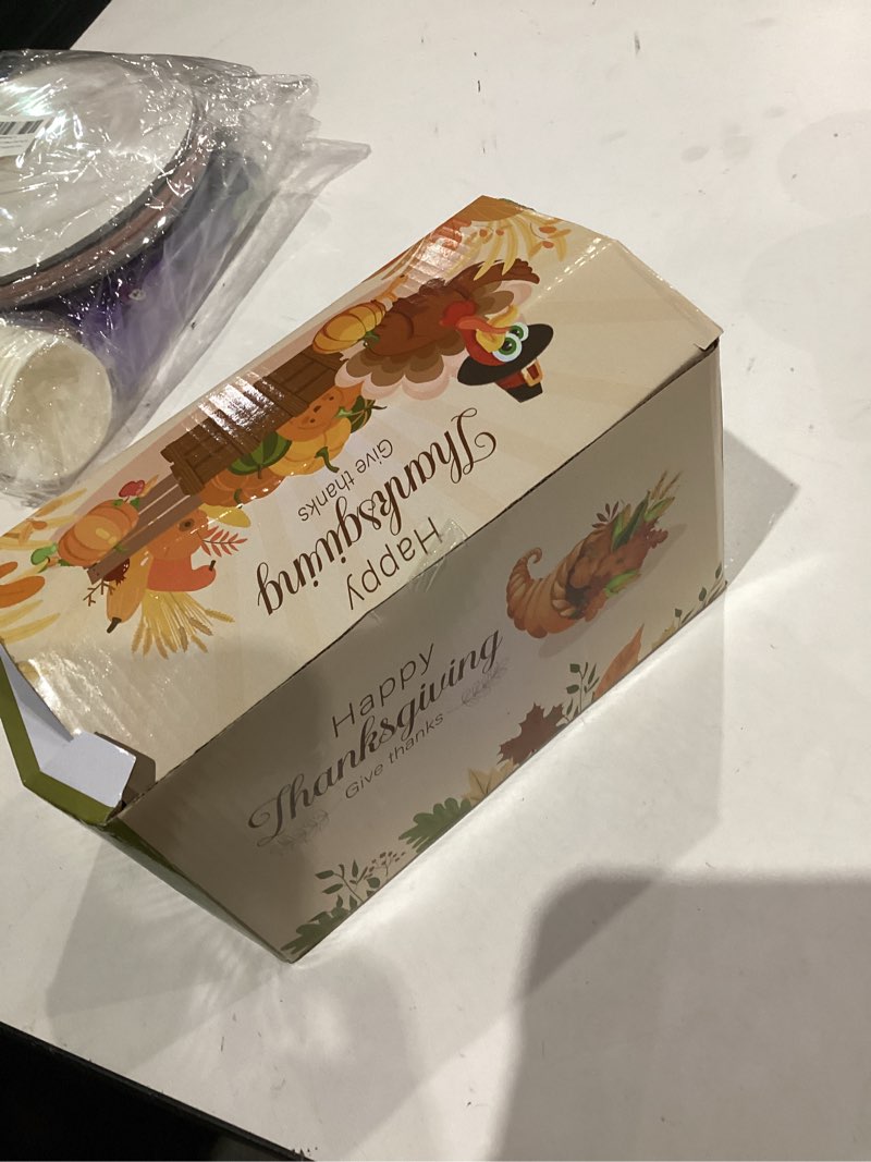 Condition photo showing New/Like New for 182 Pcs Thanksgiving Party Favors, Fall Party Favors with Thanksgiving Cards Pencils Stickers Erasers Stampers Sharpener for Classroom Exchange School Boys Girls Thanksgiving Stationery Set