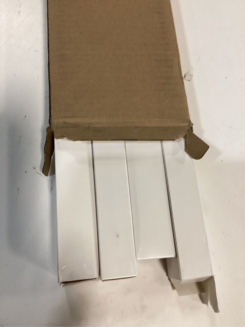 Condition photo showing New/Like New for JESLED 2FT T8 LED Tube Light, 12W(30W Equivalent), 1680LM, 6000K, Ballast Bypass, 24 Inch F17T8 Fluorescent Bulb Replacement, Dual Ended, 24” Lighting Tube Fixture (4-Pack) 2FT-4Pack