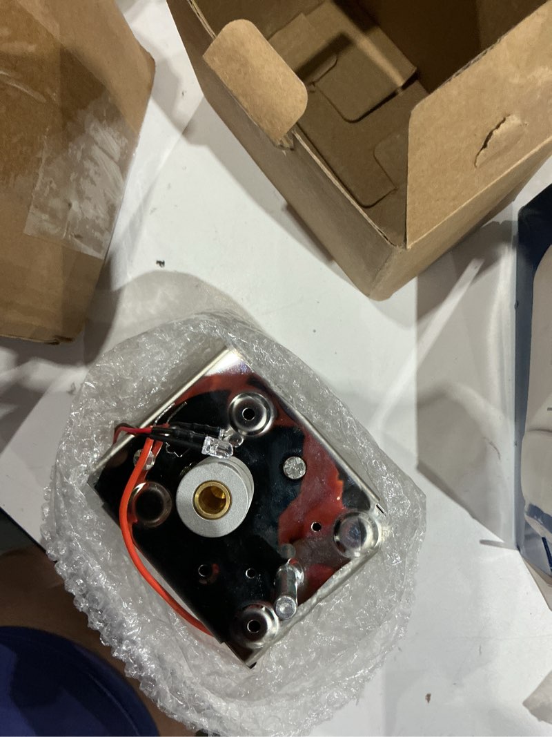 Condition photo showing As Is for replacement damper motor actuator compatible with honeywell ard zd m847d 2 wire spring motor rz3-1m m847d1004 m847d1012