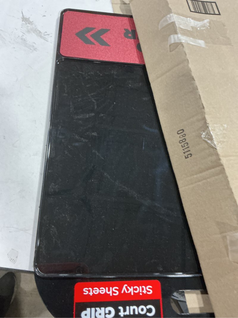 Condition photo showing New/Like New for Tarli Portable Basketball Sticky Mat | Shoe Grip Enhancer with Replaceable Sheets | Traction Pad for Basketball Shoes | Non-Slip Grip Mat for Sport Courts White