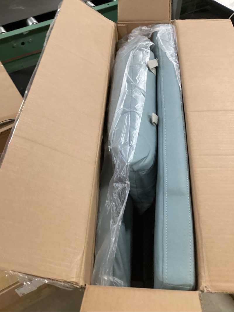 Condition photo showing New/Like New for lifting bed backrest - electric adjustable power bed wedge mattress with pillow cover for elderly, patient, pregnant women to sitting and sleeping positioning assistance, steel frame