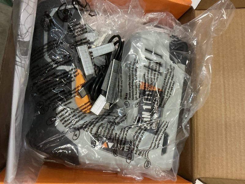 Condition photo showing New/Like New for BATAVIA Electric Staple Gun, 2-in-1 Cordless Brad Nailer & Stapler Kit with 2000Pcs Nails & Staples, 4V Lithium-ion Rechargeable Nail Gun for Upholstery, Wood Working, DIY Home Projects Grey