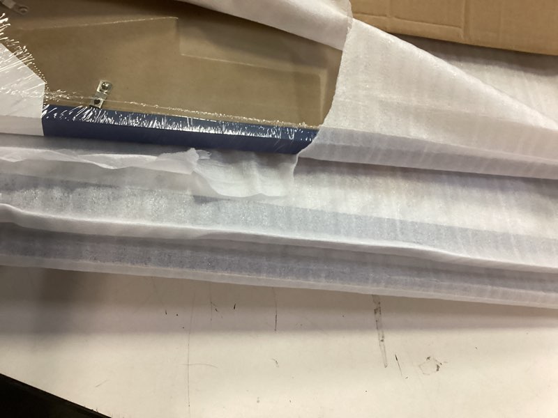 Condition photo showing New/Like New for wyooxoo 18x24 Poster Frame Set of 3 Dark Blue Solid Wood Picture Frames Display Pictures 16x20 with Mat or 18x24 Without Mat Colorful Frame For Horizontal Vertical Wall Mounting Dark blue 18" x 24" ( 3 Pack )