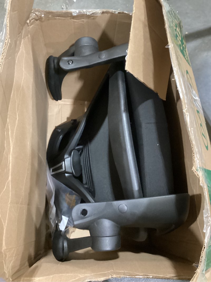 Condition photo showing As Is for missing bottom  part .office chair - ergonomic desk chair breathable mesh task with wheels and lumbar support home desk office chairs with flip up armrest rolling swivel for home computer black black standard