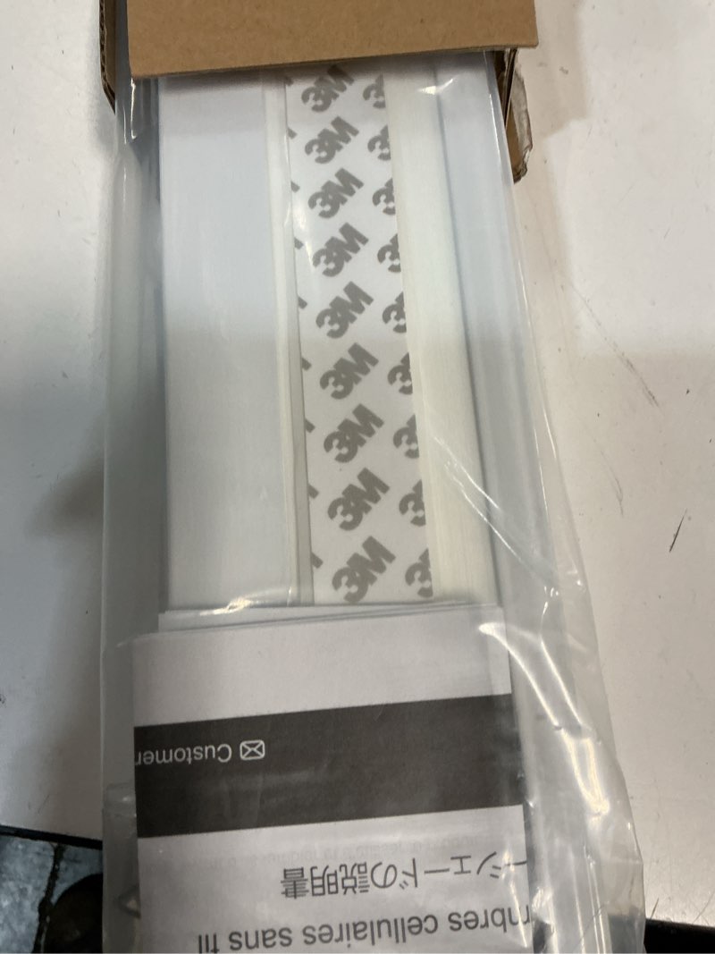 Condition photo showing New/Like New for LazBlinds No Tools No Drill Cordless Cellular Shades, Light Filtering Honeycomb Shades Pleated Blinds for Window Size 27" W x 72" H, White Light Filtering - White 27" W x 72" H