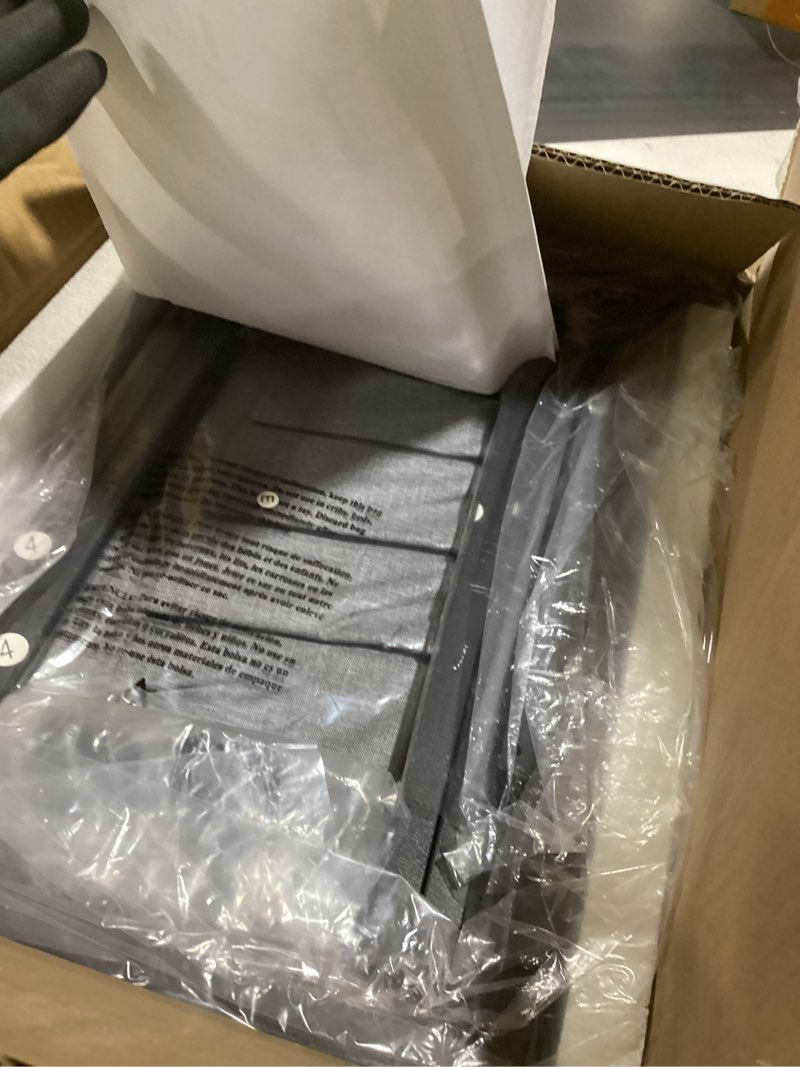 Condition photo showing Good Condition for vantic c shaped end table, small side table for couch and recliner, slide under sofa tray desk with storage bag for living room and bedroom, rustic brown 1 rustic brown