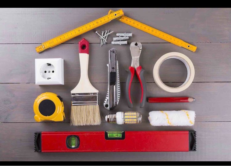 assorted small tools, screws, latches, and home repair accessories assorted of mens and womens watches, earrings, and accessories 