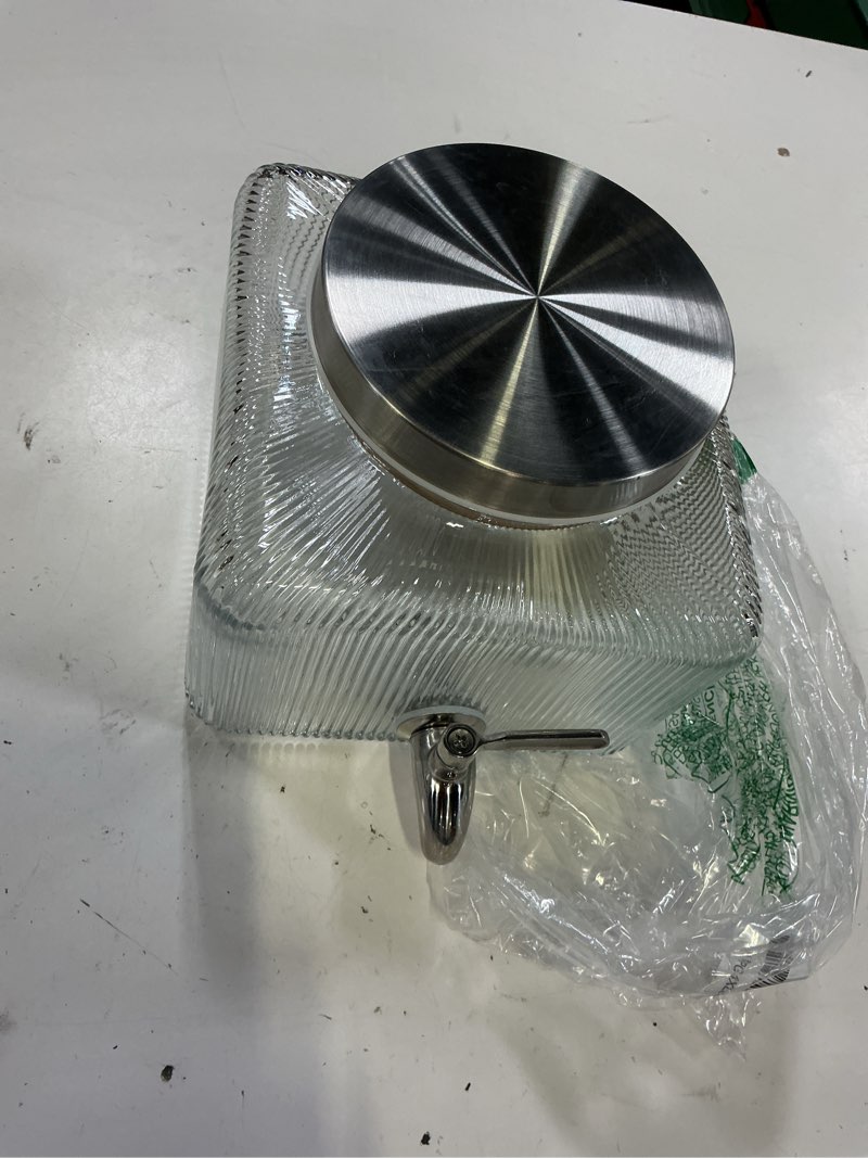 Condition photo showing Good Condition for 1 gallon drink dispensers for parties,beverage dispenser for fridge with leakproof stainless steel spigot, ideal for water, lemonade, juice, iced tea