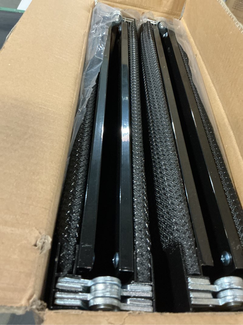 Condition photo showing Good Condition for Dog Ramp for Car, 71''x 17'' Pet Ramp for Large Dogs with Anti-Slip Surface, Extra Long Dog Ramps Up to 250LBS for Truck SUV Van Stairs, Folding Car Ramp for Dogs to Get on Bed Couch 71'' x 17.3''