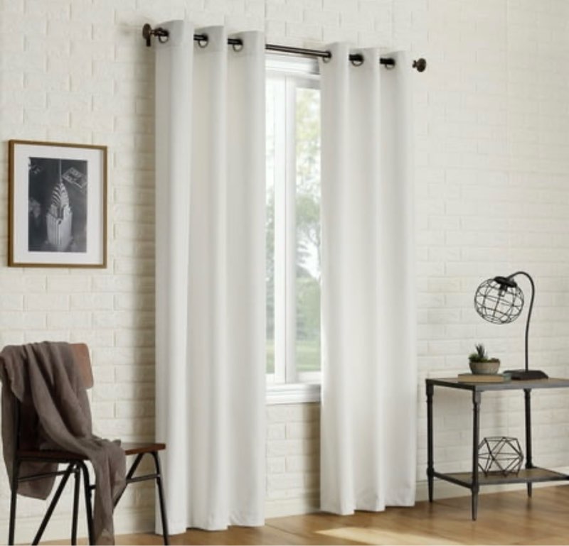 assorted small home decor curtain panels (varity colors, sizes and brands)