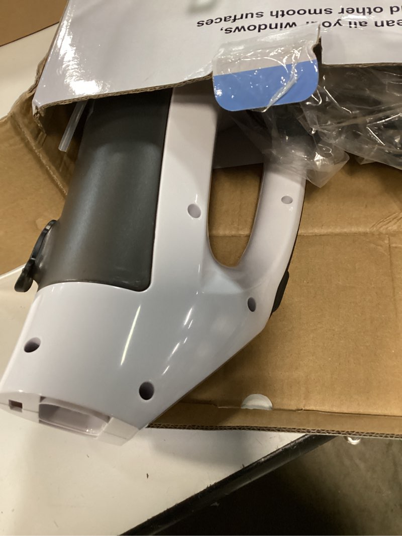 Condition photo showing Good Condition for window vacuum squeegee cordless, handheld window vac with multi-purpose spray bottle & microfiber cloth, electric cleaning tool for windows, mirror, countertop white