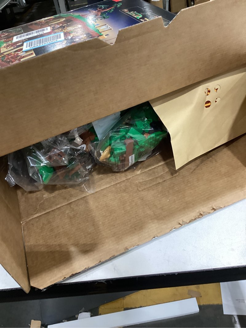 Condition photo showing Good Condition for lego icons the lord of the rings: the shire building set - room decor for men and women, ages 18+ - adult diy collectible for bedroom or office - with gandalf minifigure - 10354