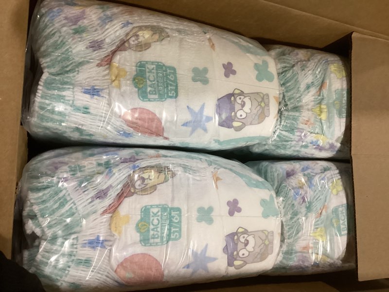 Condition photo showing Good Condition for pampers training pants - easy ups boys & girls bluey - size 5t-6t, 84 count, children's potty underwear (packaging may vary) 5t-6t 84