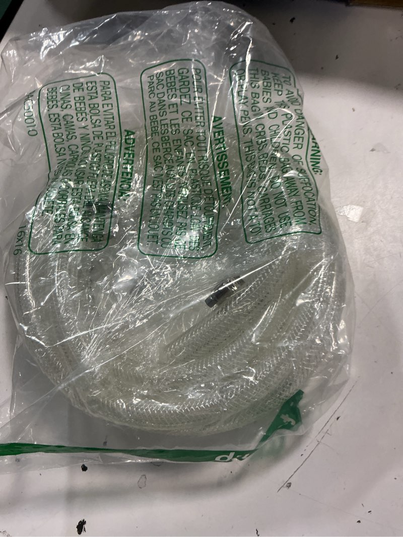 Condition photo showing Good Condition for 1/2" id x 3/4" od - 10 ft high pressure braided clear pvc vinyl tubing flexible tube, heavy duty reinforced hose tubing 1/2" id x 3/4" od 10 ft