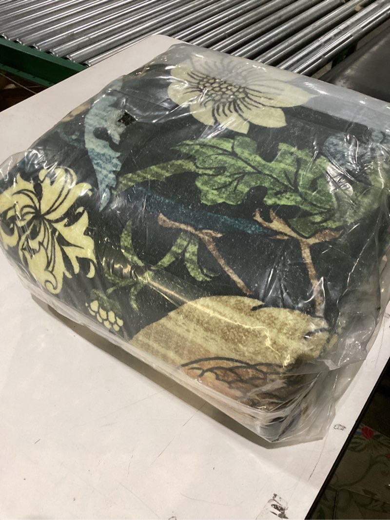 6x9 Area Rugs for Living Room: Floral Washable Rug Vintage Large Soft Boho Non-Slip Carpet Indoor Stain Resistant Thin Carpets for Bedroom Dining Room Farmhouse Nursery Hallway Home Office Dark Green