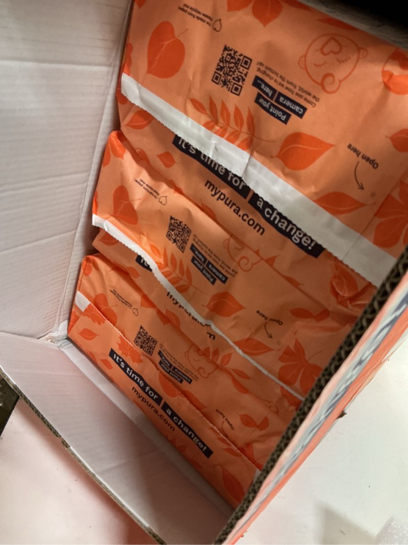 Condition photo showing Good Condition for pura hypoallergenic diapers, size 3 (9-20 lbs) monthly pack, overnight, up to 12 hours leak protection, suitable for sensitive skin, tcf, super soft organic cotton, 6 packs of 26 (156 baby diapers) size 3 (156 diapers)