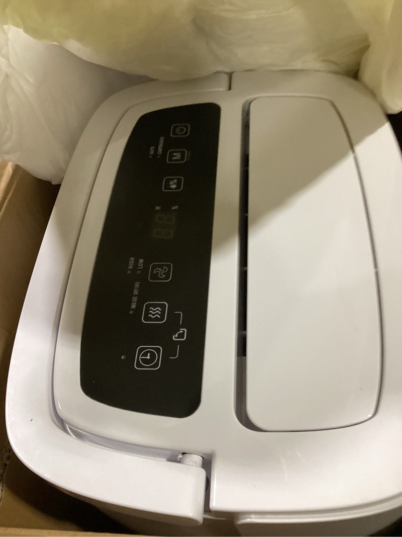 Condition photo showing Good Condition for waykar max 80 pint/d(standard 62pint/d) energy star home dehumidifier for spaces up to 5,000 sq. ft, ideal for basement, bathroom and large room with drain hose, portable, auto defrost and self-drying 80 pints 5000 sq. ft