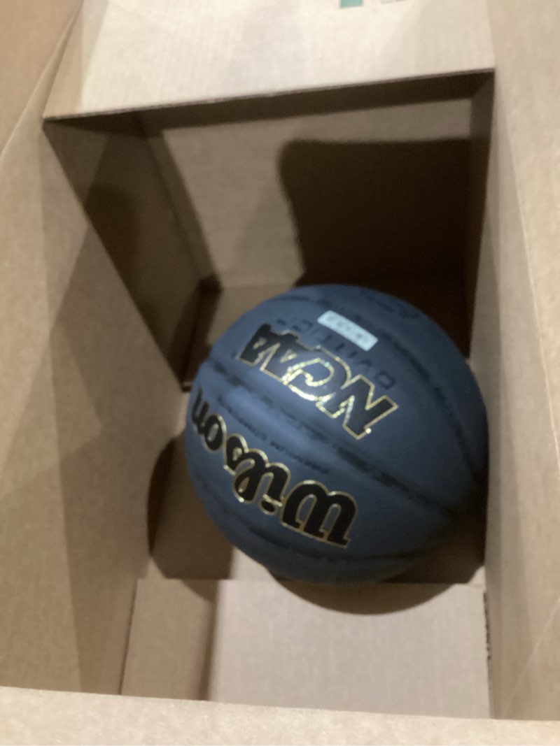 Condition photo showing Good Condition for WILSON NCAA Ovation Basketballs - Size 6 AMD Size 7 Charcoal Size 7 - 29.5"